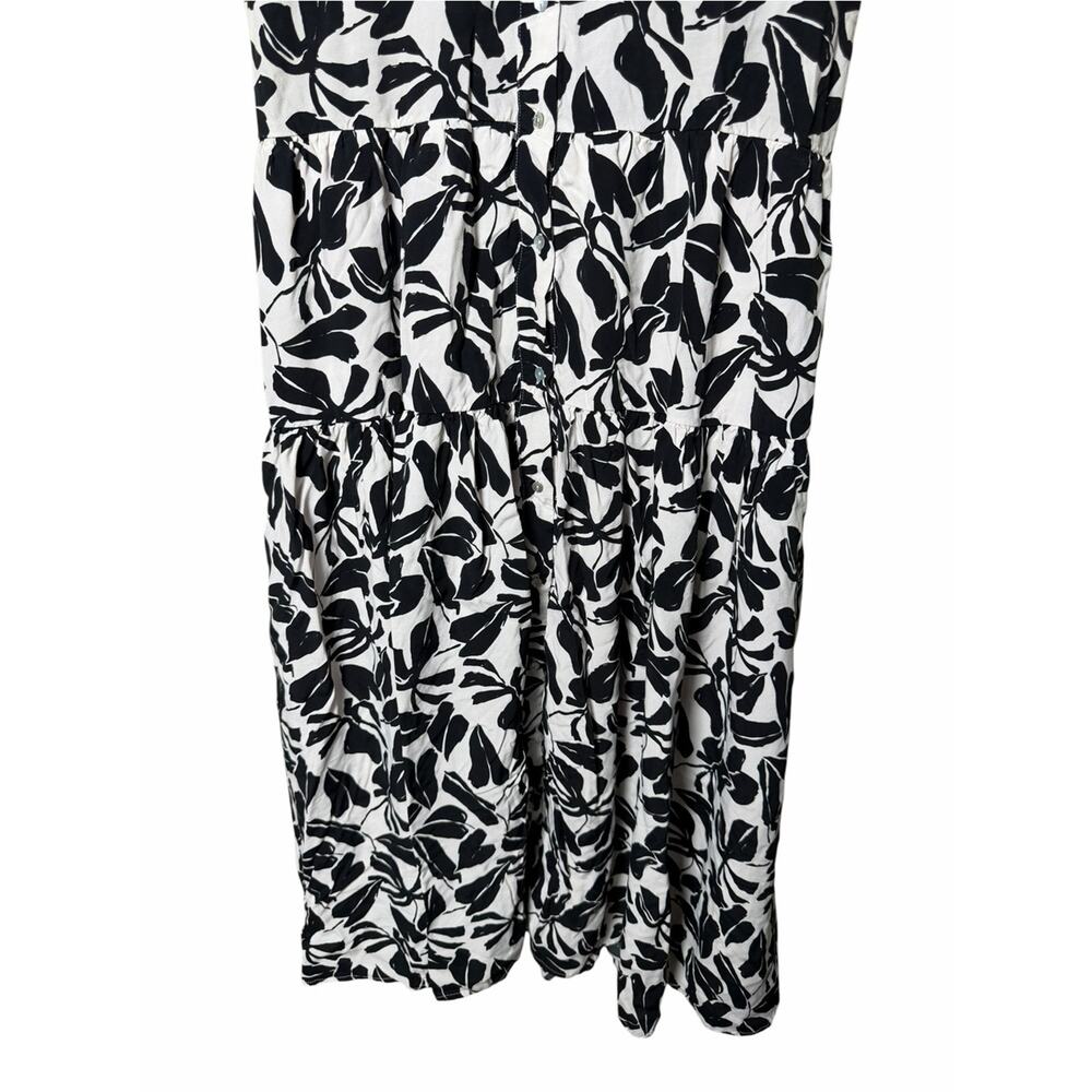 By Anthropologie Tiered Shirt Dress Size Medium - Picture 7 of 10